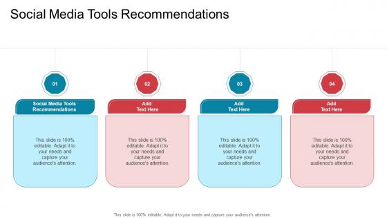 Social Media Tools Recommendations In Powerpoint And Google Slides Cpb