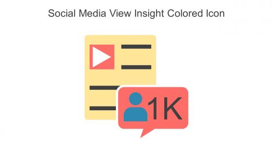 Social Media View Insight Colored Icon In Powerpoint Pptx Png And Editable Eps Format