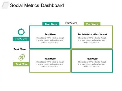 Social metrics dashboard ppt powerpoint presentation icon slide portrait cpb