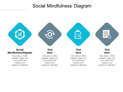 Social mindfulness diagram ppt powerpoint presentation infographic template model cpb