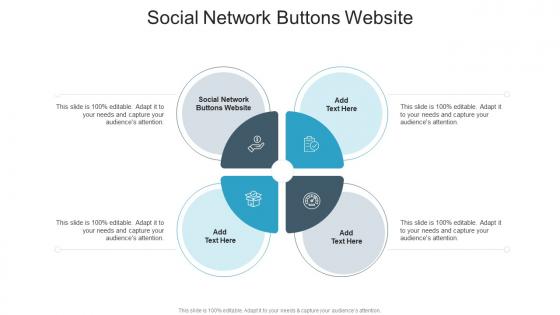 Social Network Buttons Website In Powerpoint And Google Slides Cpb