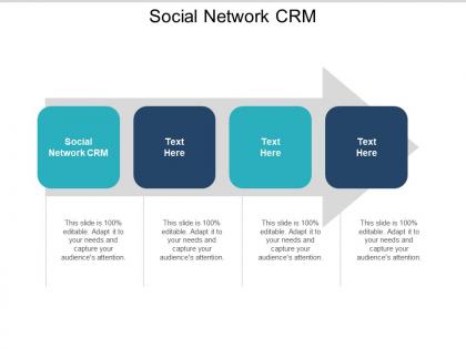 Social network crm ppt powerpoint presentation gallery templates cpb