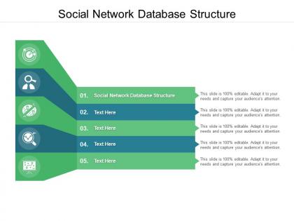 Social network database structure ppt powerpoint presentation designs download cpb