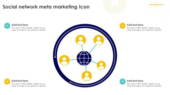 Social Network Meta Marketing Icon