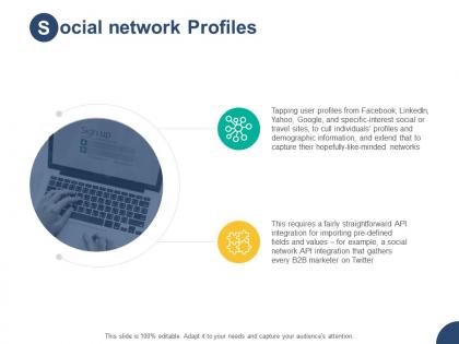 Social network profiles networks h28 ppt powerpoint presentation pictures graphics design