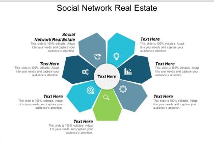 Social network real estate ppt powerpoint presentation infographic template format cpb