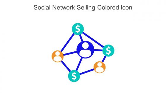 Social Network Selling Colored Icon In Powerpoint Pptx Png And Editable Eps Format