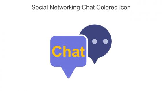 Social Networking Chat Colored Icon In Powerpoint Pptx Png And Editable Eps Format
