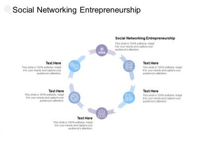 Social networking entrepreneurship ppt powerpoint presentation slide cpb