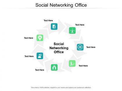Social networking office ppt powerpoint presentation infographics graphics tutorials cpb