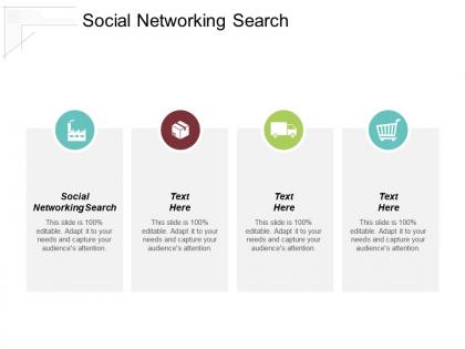 Social networking search ppt powerpoint presentation gallery mockup cpb