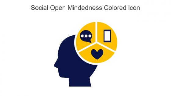 Social Open Mindedness Colored Icon In Powerpoint Pptx Png And Editable Eps Format