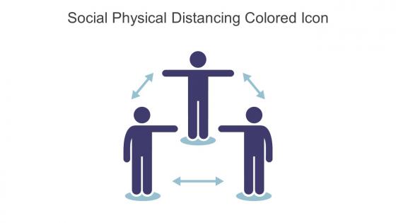 Social Physical Distancing Colored Icon In Powerpoint Pptx Png And Editable Eps Format