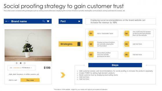 Social Proofing Strategy To Gain Customer Trust Powerful Sales Tactics For Meeting MKT SS V