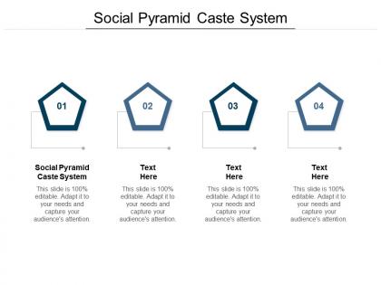 Social pyramid caste system ppt powerpoint presentation ideas background designs cpb