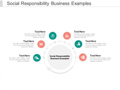 Social responsibility business examples ppt powerpoint presentation file cpb