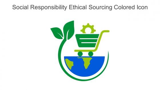 Social Responsibility Ethical Sourcing Colored Icon In Powerpoint Pptx Png And Editable Eps Format