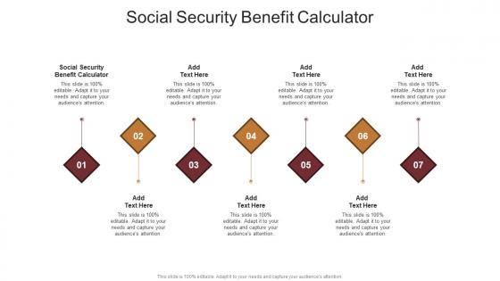 Social Security Benefit Calculator In Powerpoint And Google Slides Cpb