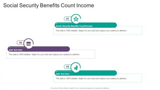 Social Security Benefits Count Income In Powerpoint And Google Slides Cpb