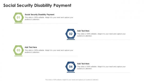 Social Security Disability Payment In Powerpoint And Google Slides Cpb