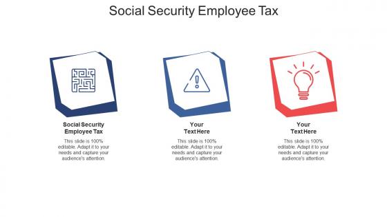 Social security employee tax ppt powerpoint presentation inspiration graphics pictures cpb
