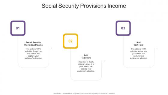 Social Security Provisions Income In Powerpoint And Google Slides Cpb