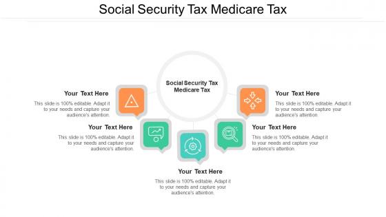 Social security tax medicare tax ppt powerpoint presentation infographics layout ideas cpb