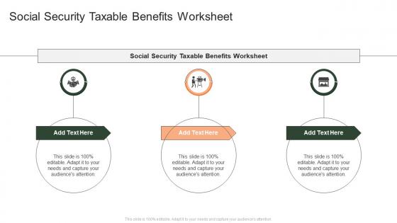 Social Security Taxable Benefits Worksheet In Powerpoint And Google Slides Cpb