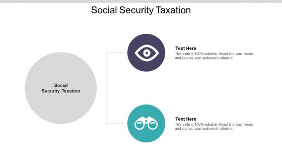 Social security taxation ppt powerpoint presentation professional background designs cpb