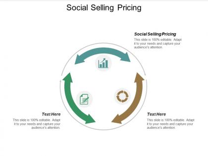 Social selling pricing ppt powerpoint presentation gallery maker cpb