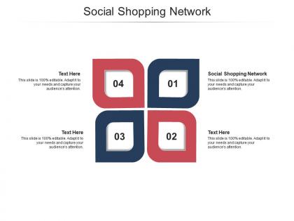 Social shopping network ppt powerpoint presentation slides master slide cpb