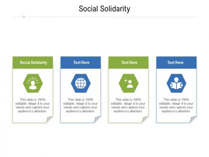 Social solidarity ppt powerpoint presentation summary themes cpb