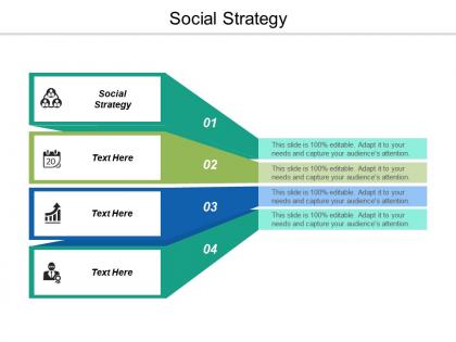 Social strategy ppt powerpoint presentation ideas structure cpb