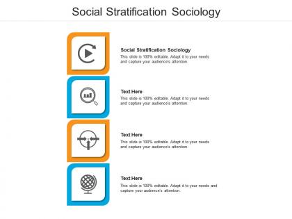 Social stratification sociology ppt powerpoint presentation layouts brochure cpb