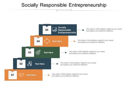 Socially responsible entrepreneurship ppt powerpoint presentation infographics templates cpb