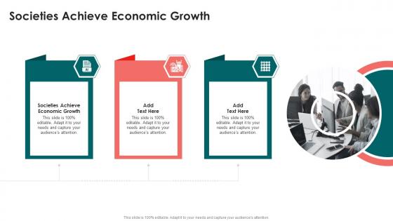 Societies Achieve Economic Growth In Powerpoint And Google Slides Cpb