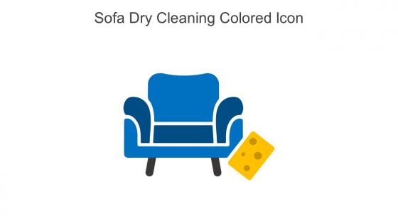 Sofa Dry Cleaning Colored Icon In Powerpoint Pptx Png And Editable Eps Format