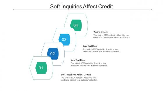 Soft inquiries affect credit ppt powerpoint presentation model layout ideas cpb