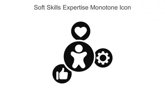 Soft Skills Expertise Monotone Icon In Powerpoint Pptx Png And Editable Eps Format