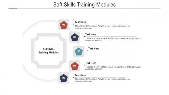 Soft skills training modules ppt powerpoint presentation pictures master slide cpb