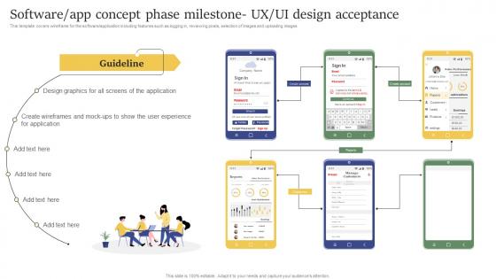 Software App Concept Phase Milestone UX UI Design Acceptance Design And Build Custom