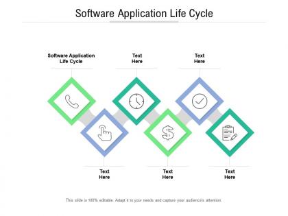 Software application life cycle ppt powerpoint summary slides cpb
