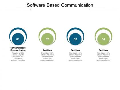 Software based communication ppt powerpoint presentation icon visuals cpb