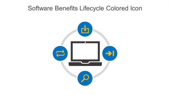 Software Benefits Lifecycle Colored Icon In Powerpoint Pptx Png And Editable Eps Format
