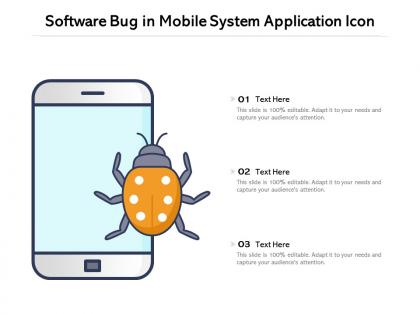 Software bug in mobile system application icon