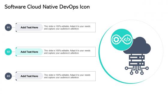 Software Cloud Native Devops Icon
