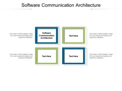 Software communication architecture ppt powerpoint presentation pictures clipart cpb