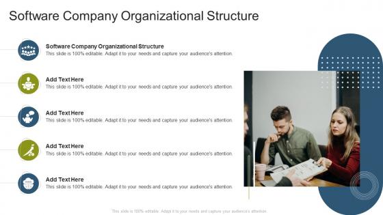 Software Company Organizational Structure In Powerpoint And Google Slides Cpb