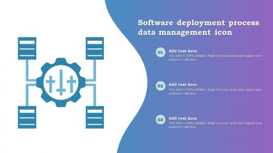 Software Deployment Process Data Management Icon