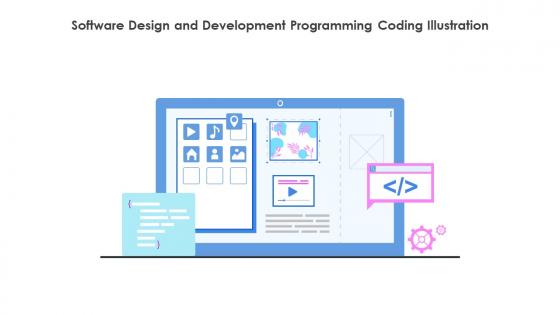 Software Design And Development Programming Coding Illustration